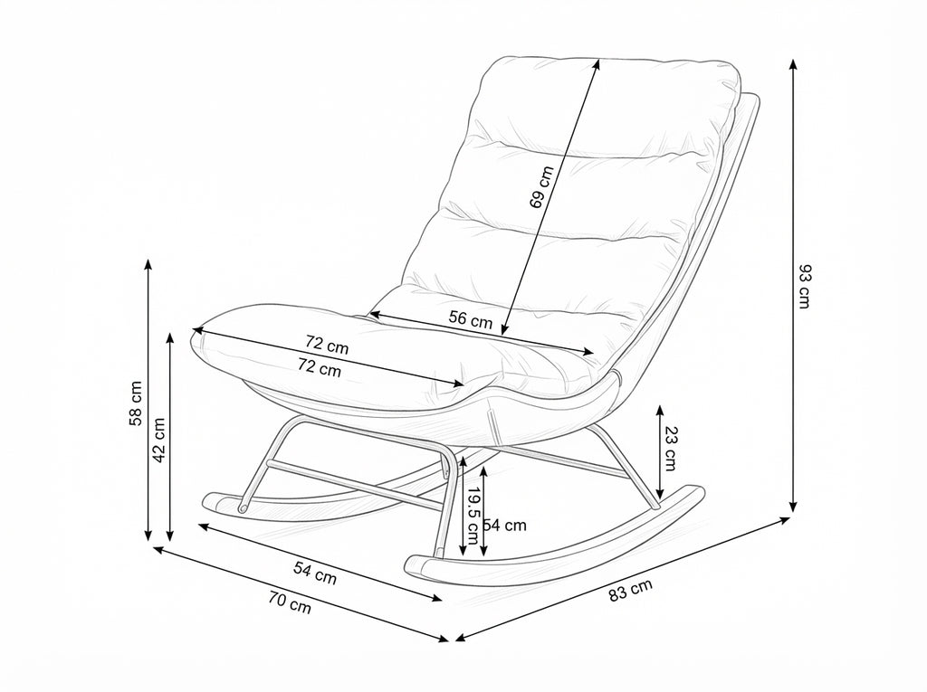 ACCALMIE – dimensions en cm
