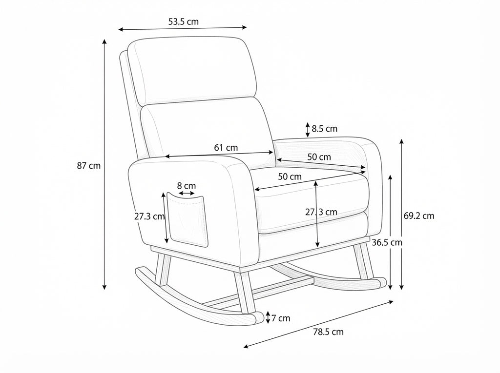 DUVET – dimensions en cm