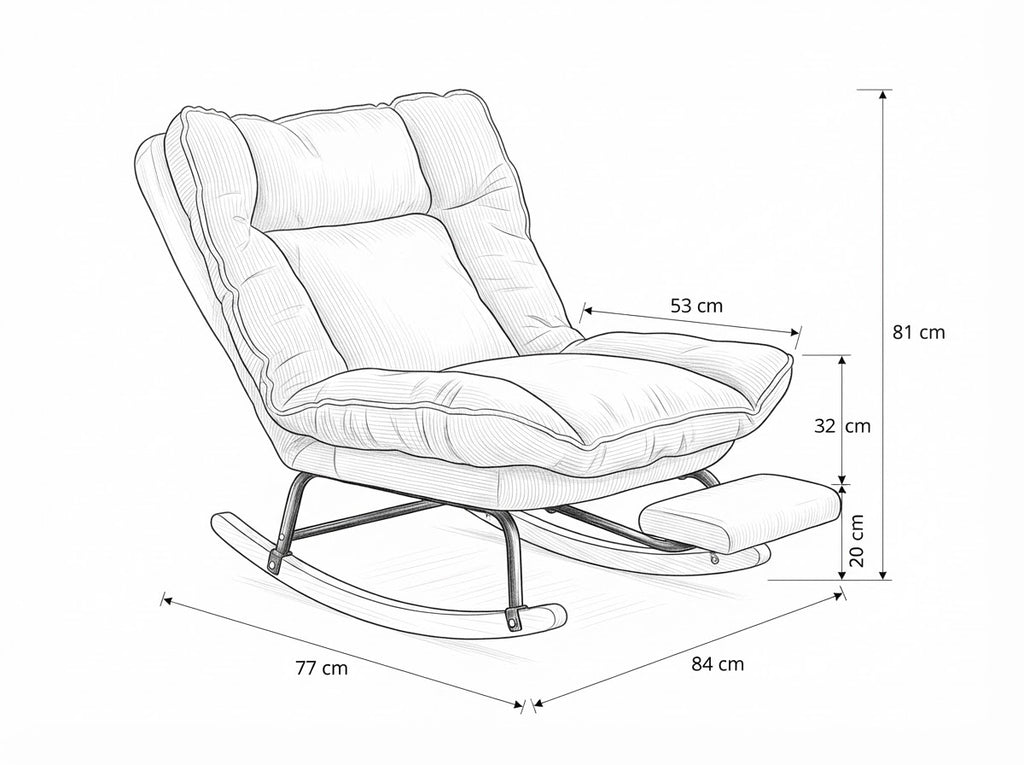 SIESTE – dimensions en cm