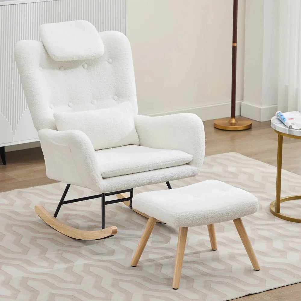 TEDVA - Rocking Chair Ergonomique Allaitement - Oscille