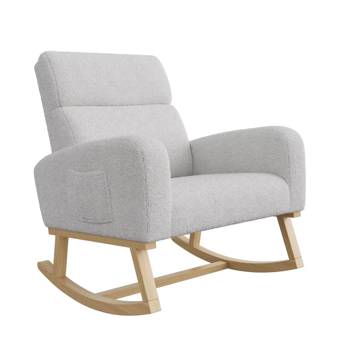 FLOVRA - Rocking Chair Teddy Dossier Haut - Oscille