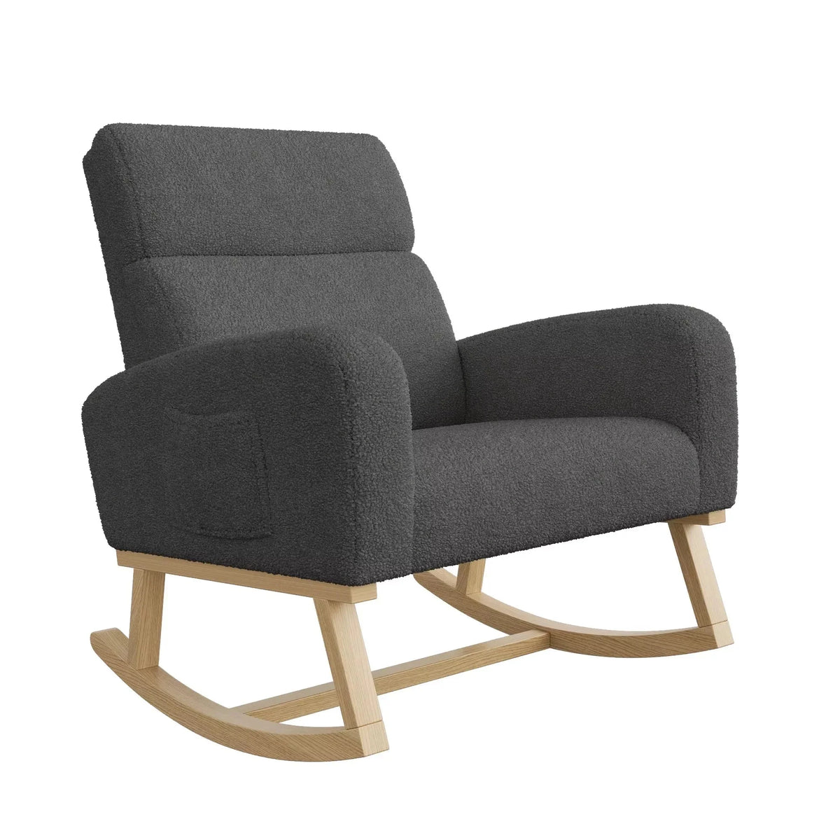 FLOVRA - Rocking Chair Teddy Dossier Haut - Oscille