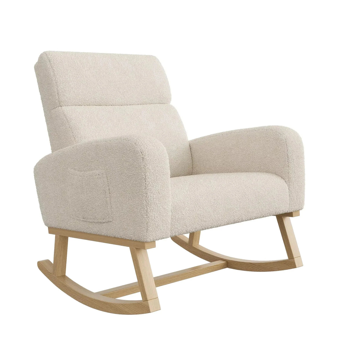 FLOVRA - Rocking Chair Teddy Dossier Haut - Oscille