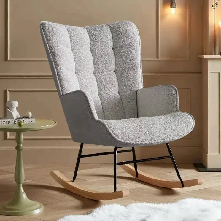 NUBELIA – Rocking Chair Teddy Dossier Haut - Oscille