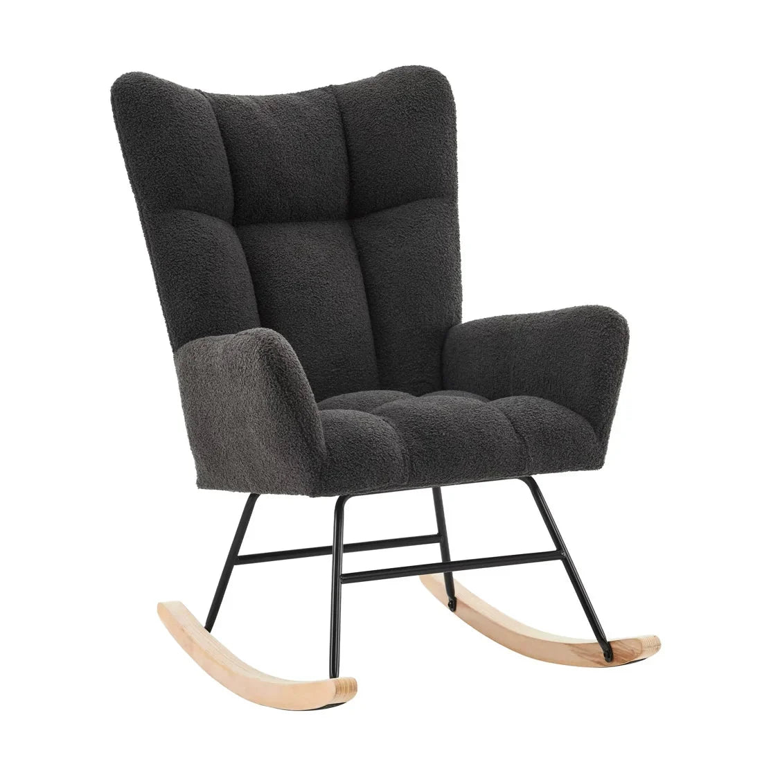 LUMIO – Fauteuil à Bascule Bouclé - Oscille