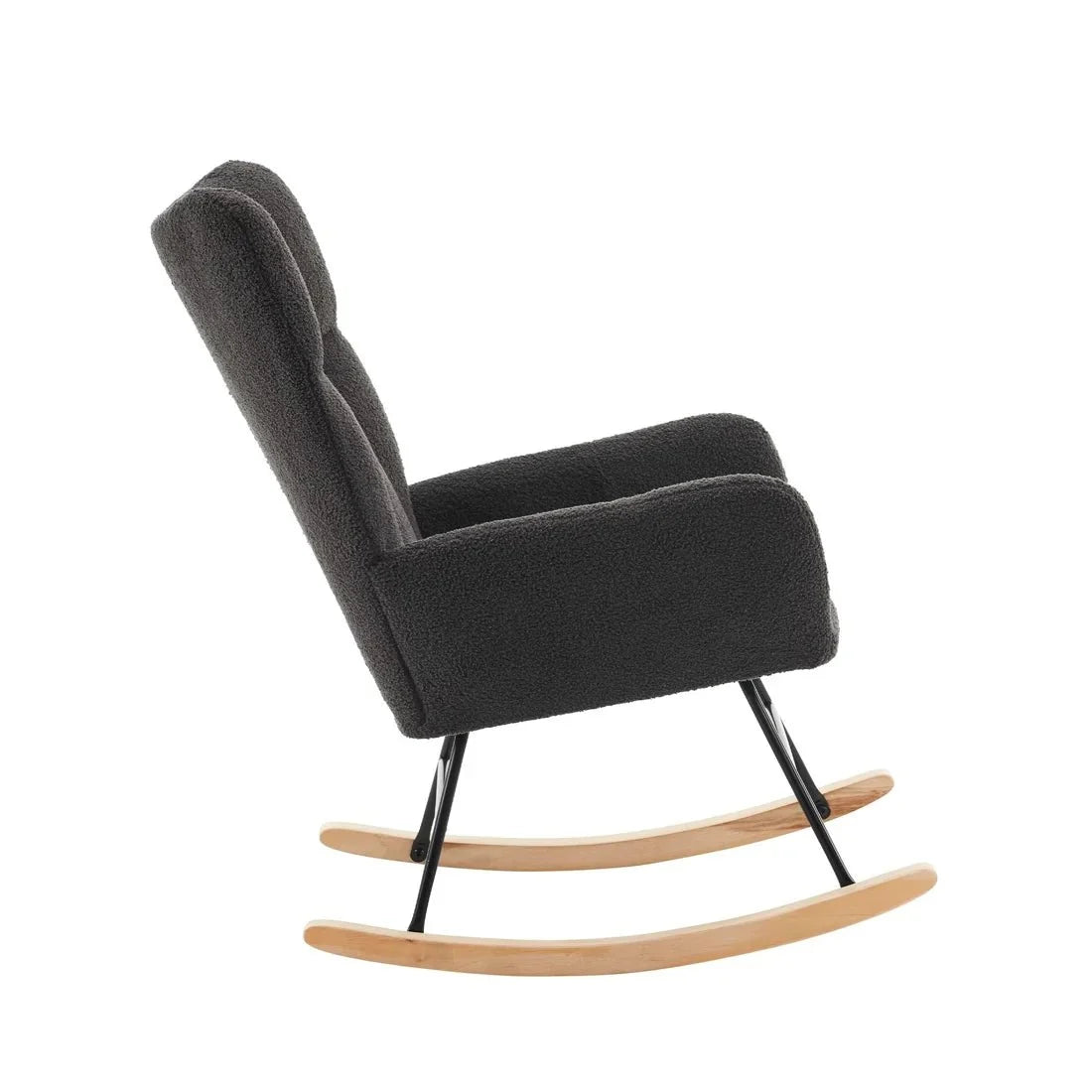LUMIO – Fauteuil à Bascule Bouclé - Oscille