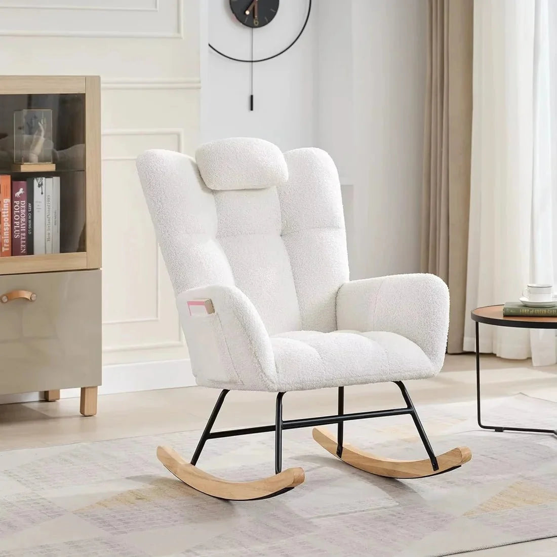 ROVKA - Rocking Chair Teddy Confortable - Oscille
