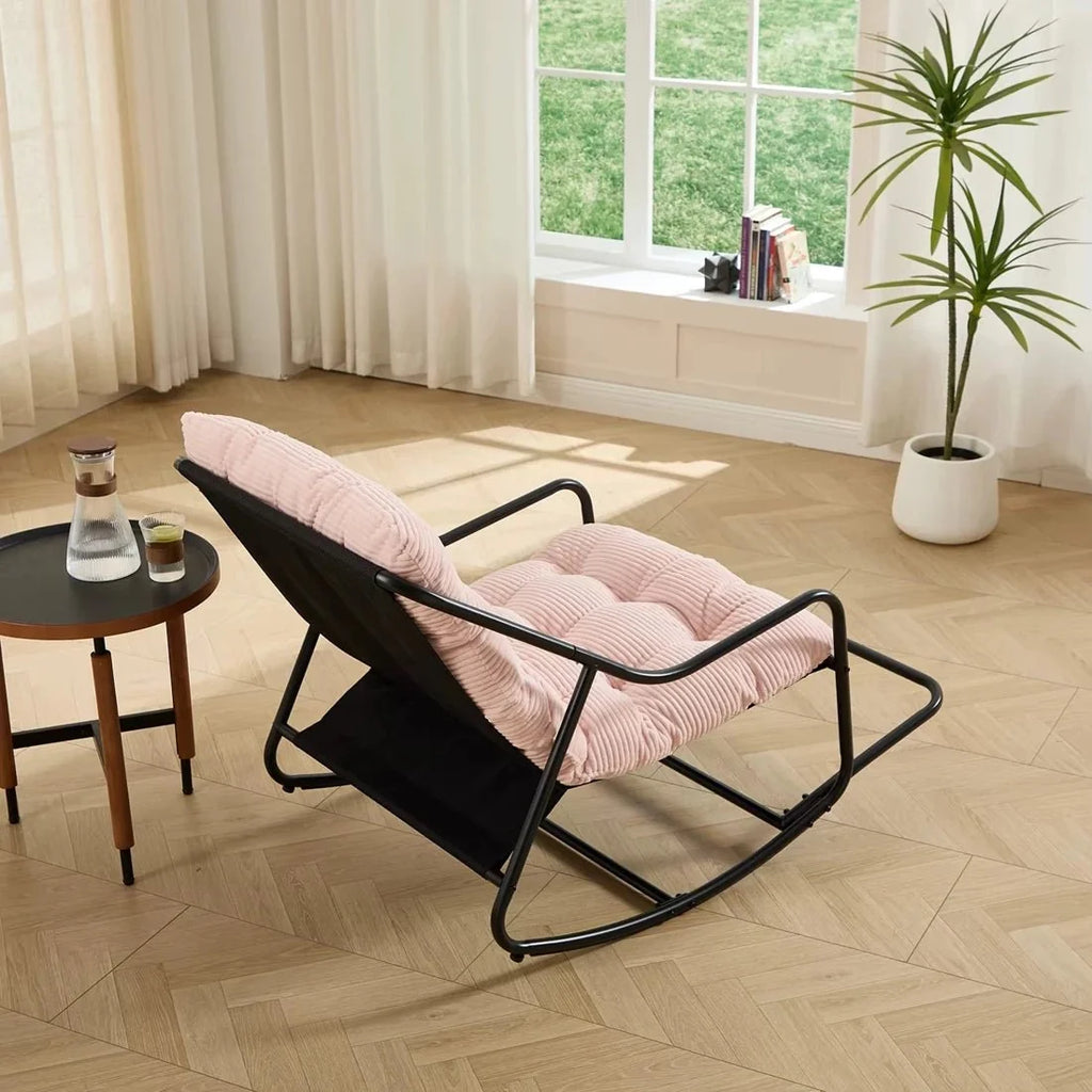 SVIKA - rocking chair corduroy, schéma des dimensions