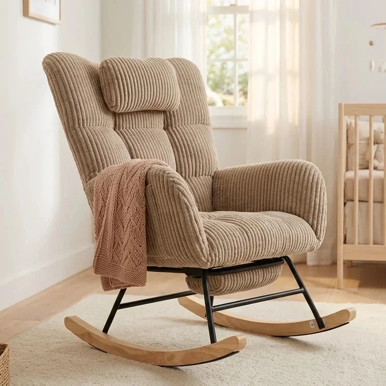 OLENA - rocking chair cocon pour l'allaitement dans une chambre bébé