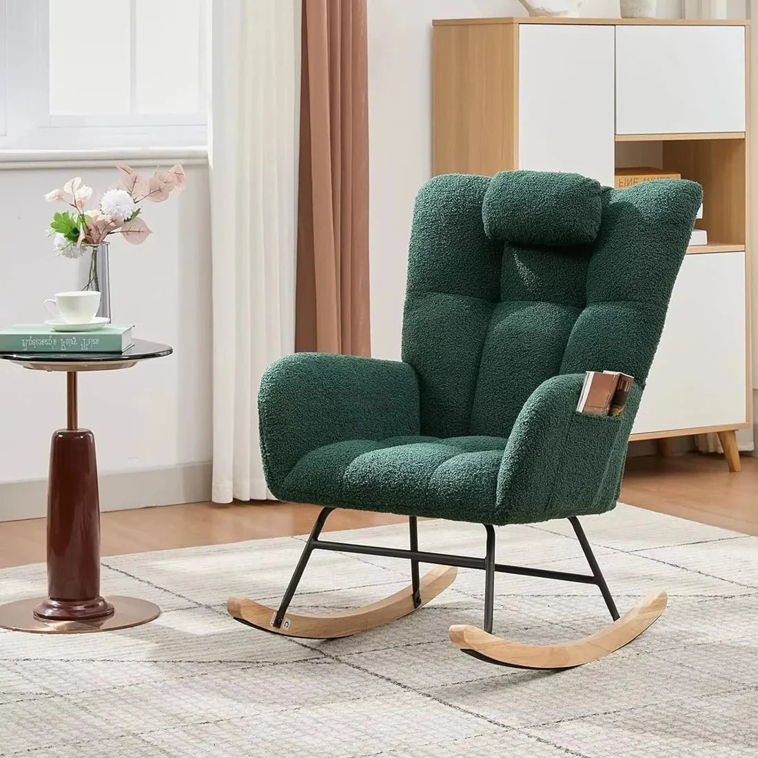ROVKA - Rocking Chair Teddy Confortable - Oscille