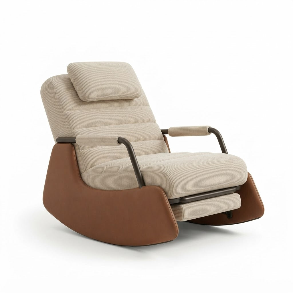 PARENTHÈSE – fauteuil à bascule sur fond blanc