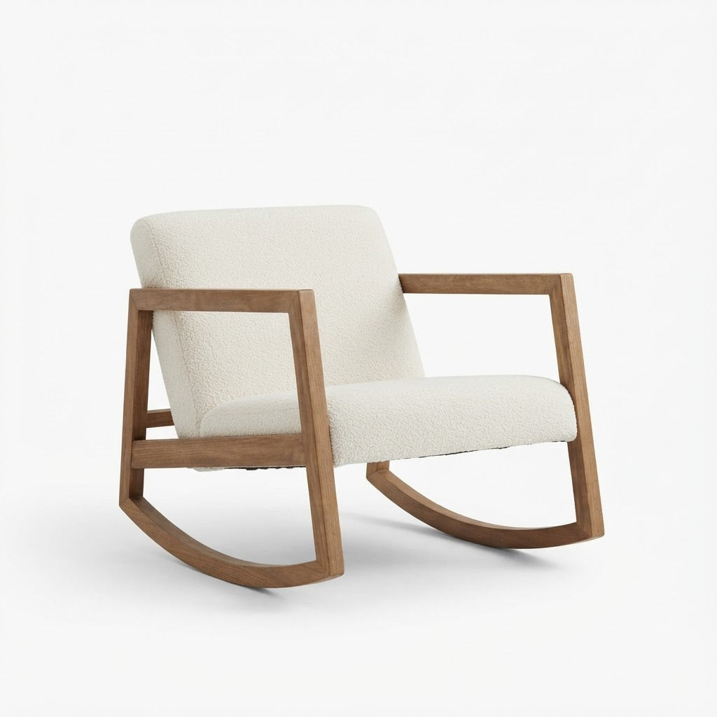 LENTEUR – fauteuil à bascule sur fond blanc