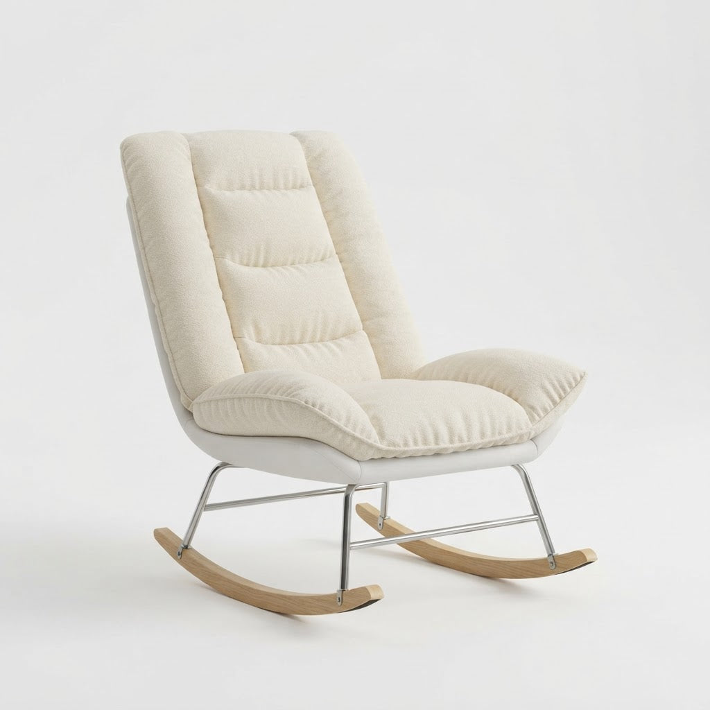SOUFFLE – fauteuil à bascule sur fond blanc