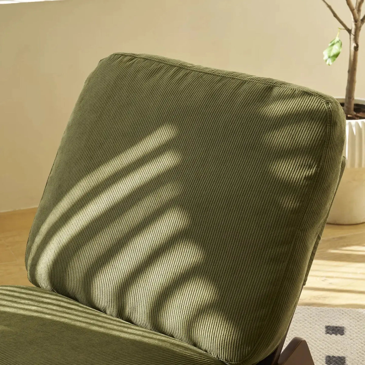 KANOA CHAIR – Rocking Chair Rétro Velours - Oscille